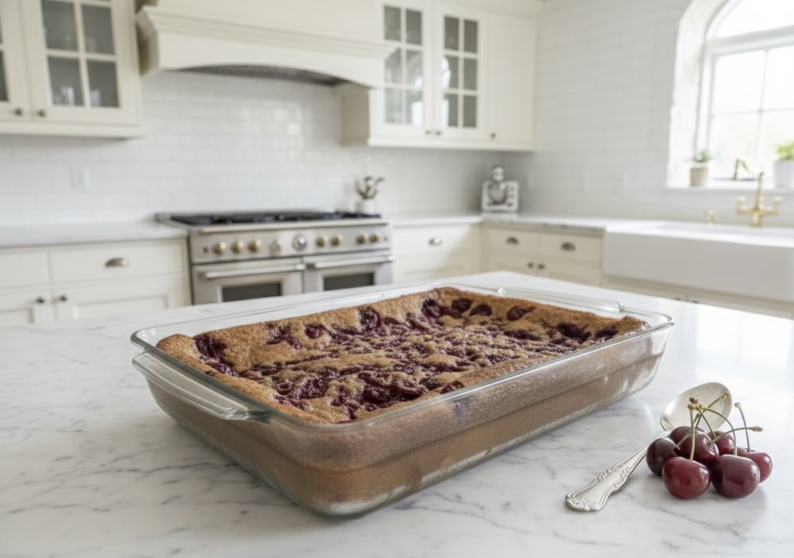 The Easy 🍒 Cherry Clafoutis Recipe