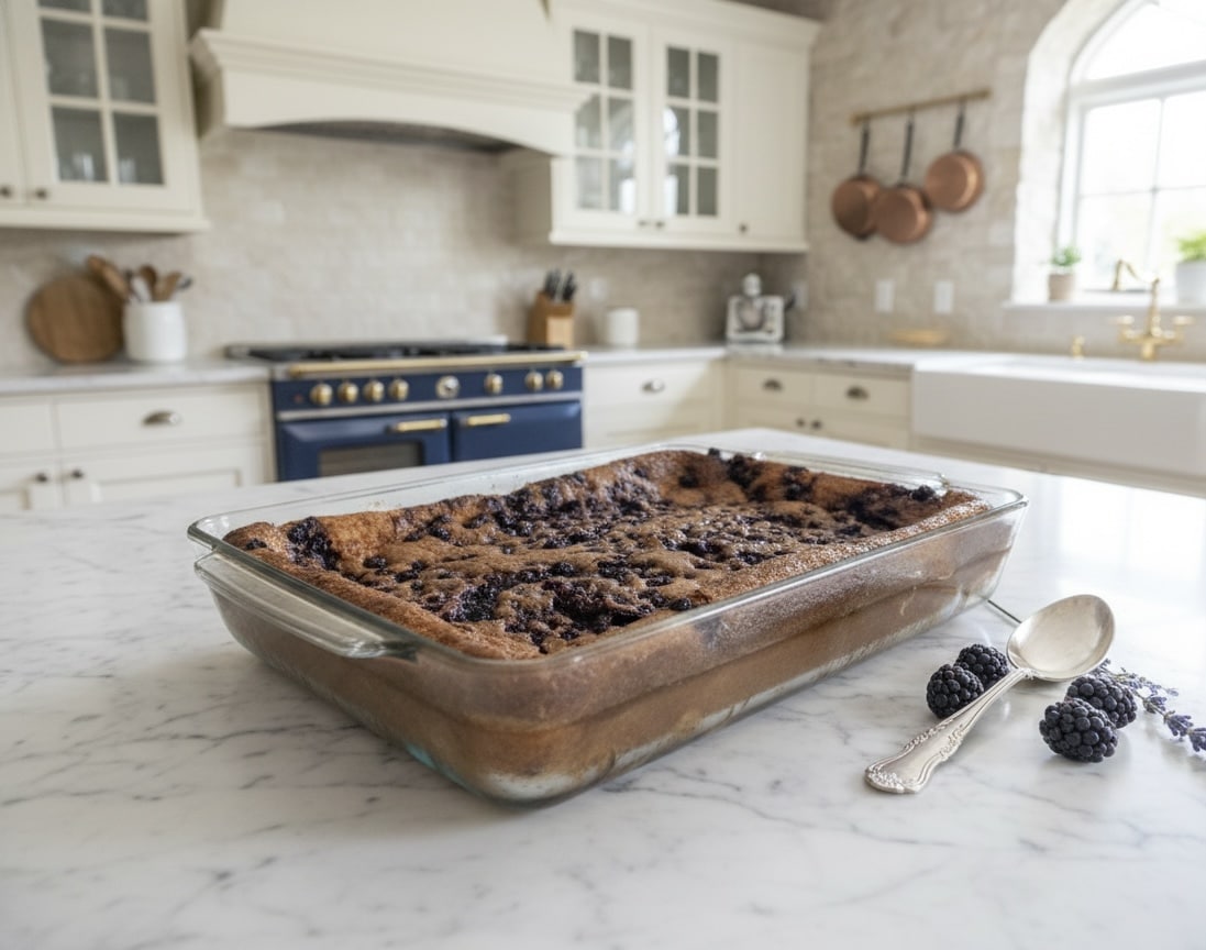 The recipe for Blackberry Clafoutis