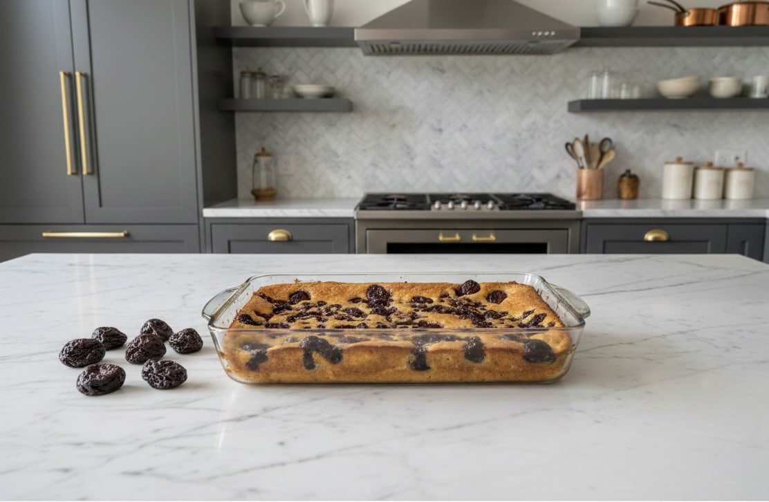 The simple recipe for Prune Clafoutis