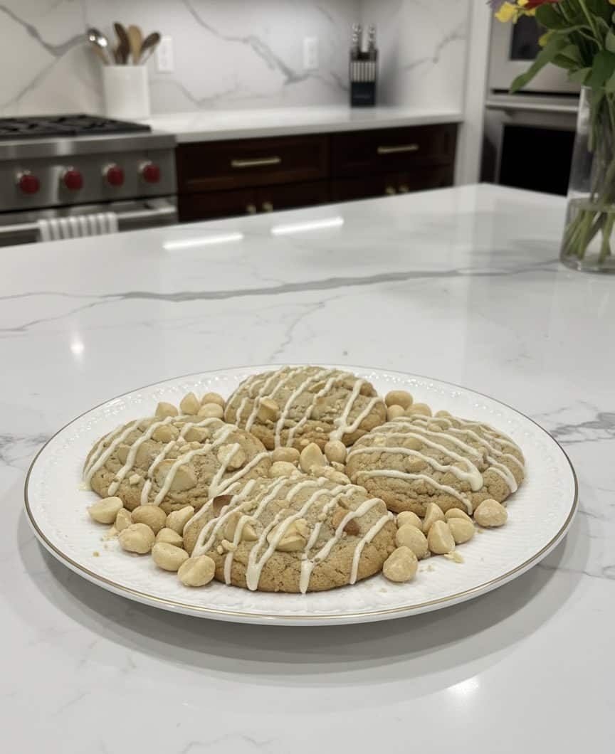 🥥 The Recipe for White Chocolate and Macadamia Nut Cookies ✨
