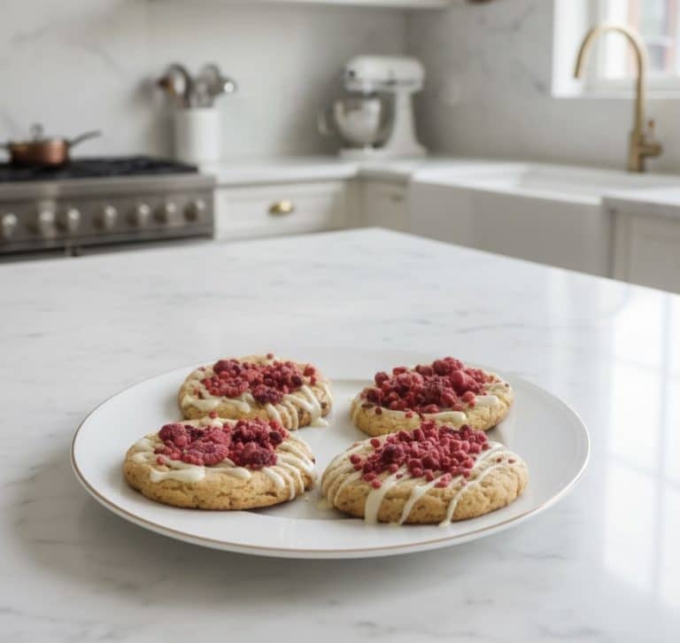 Recette des Cookies framboise et chocolat blanc