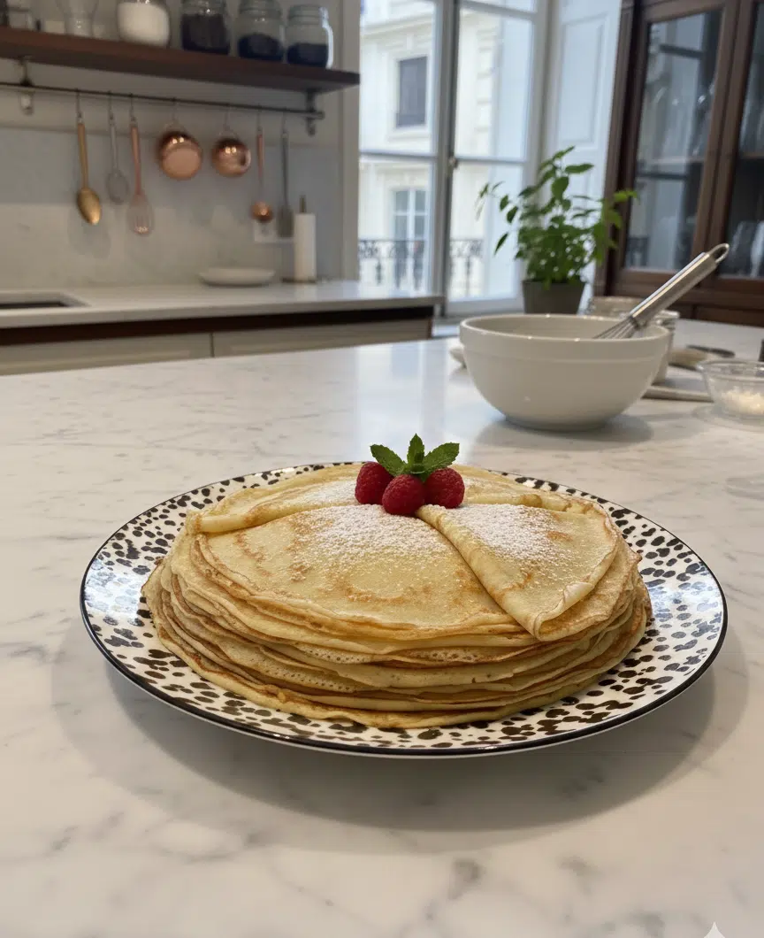 La pâte à crêpes inratable avec seulement 4 ingrédients de base