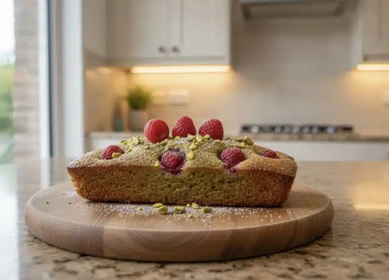 Financier Pistache Framboise